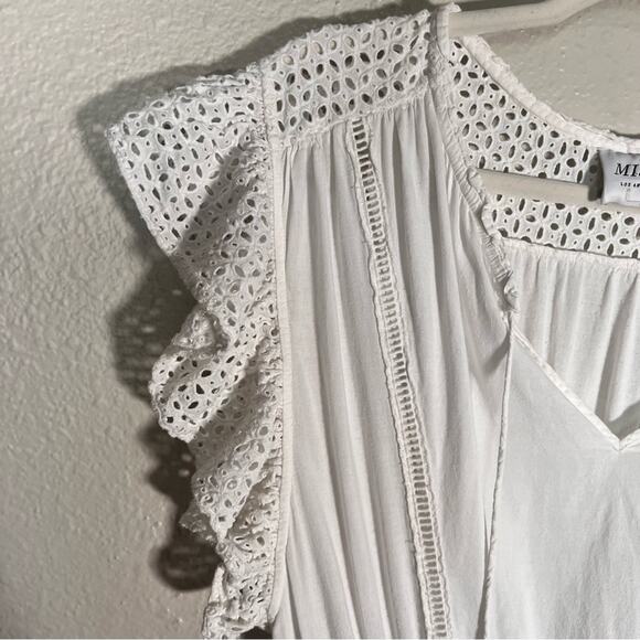 Misa Los Angeles Sarika Mini Dress White Ivory Size Medium - Picture 11 of 16